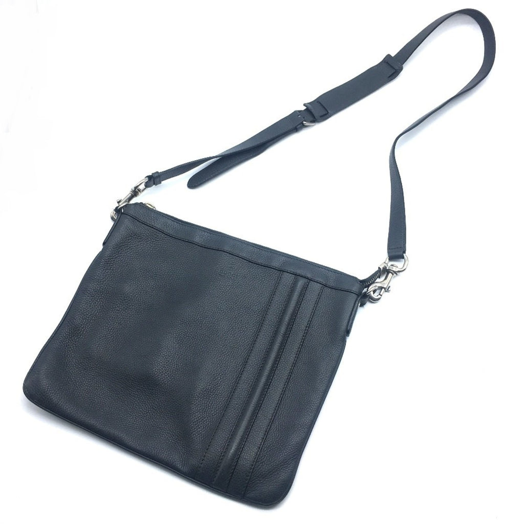Gucci Dark Gray Leather Shoulder Bag (Pre-Owned)