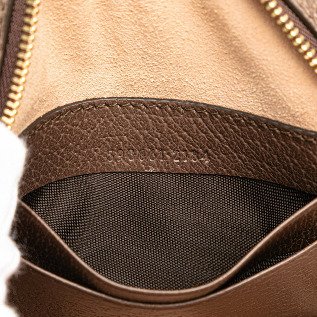 Gucci Beige Brown Pvc Leather Backpack (Pre-Owned)