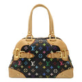 Louis Vuitton Black Multi-Color Noir Pvc Handbag Shoulder Bag (Pre-Owned)