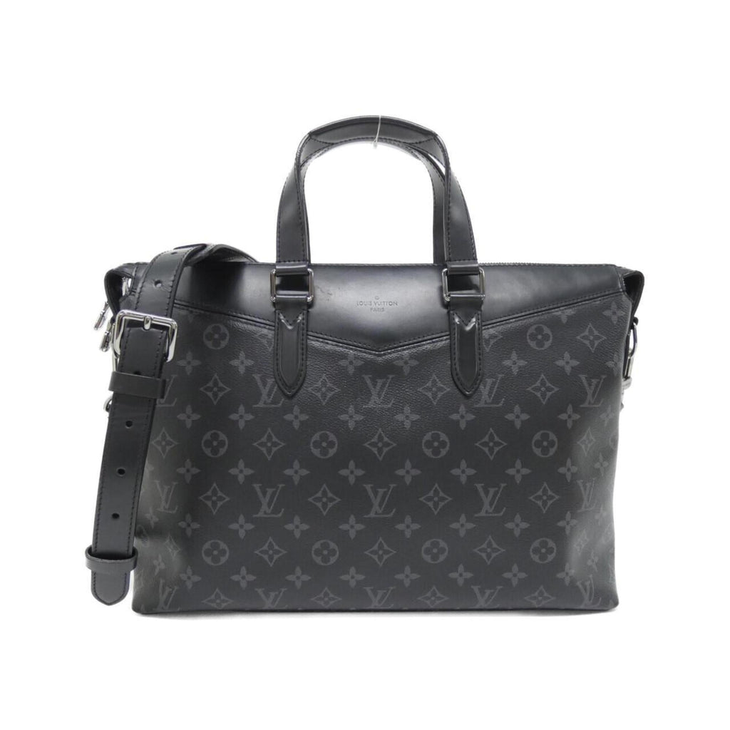 Louis Vuitton Black Monogram Eclipse Monogram Eclipse Briefcase Handbag (Pre-Owned)