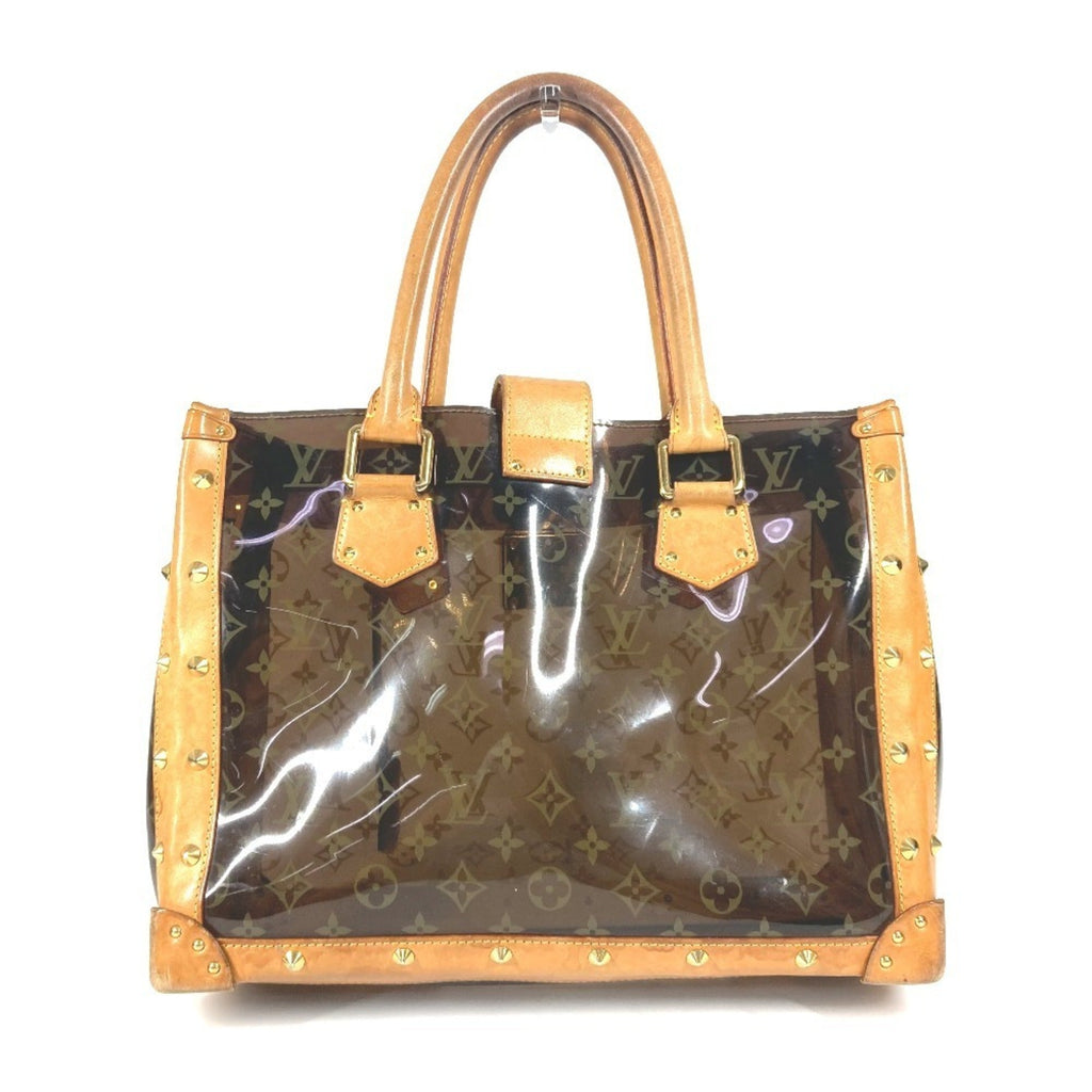 Louis Vuitton Brown Vinyl Shoulder Bag Tote Bag (Pre-Owned)