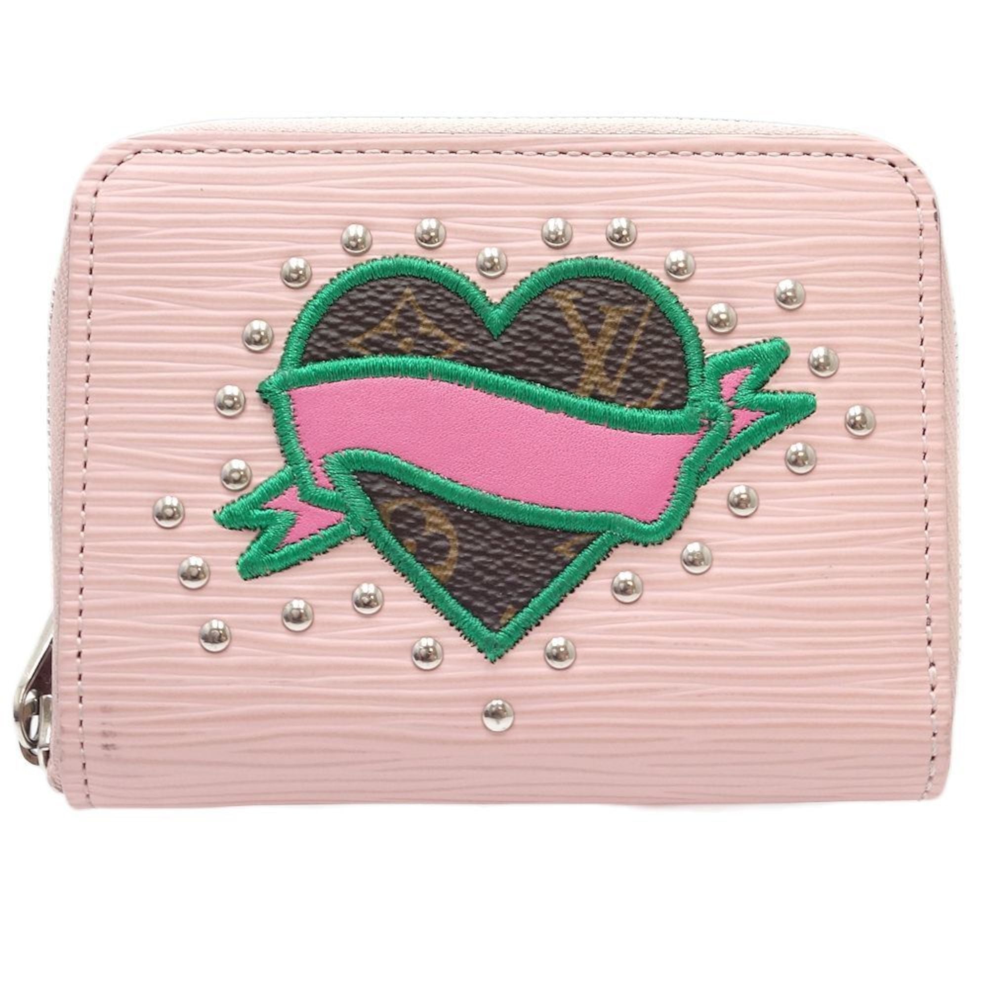 Louis Vuitton Rose Ballerine Leather Wallet (Bi-Fold) (Pre-Owned)