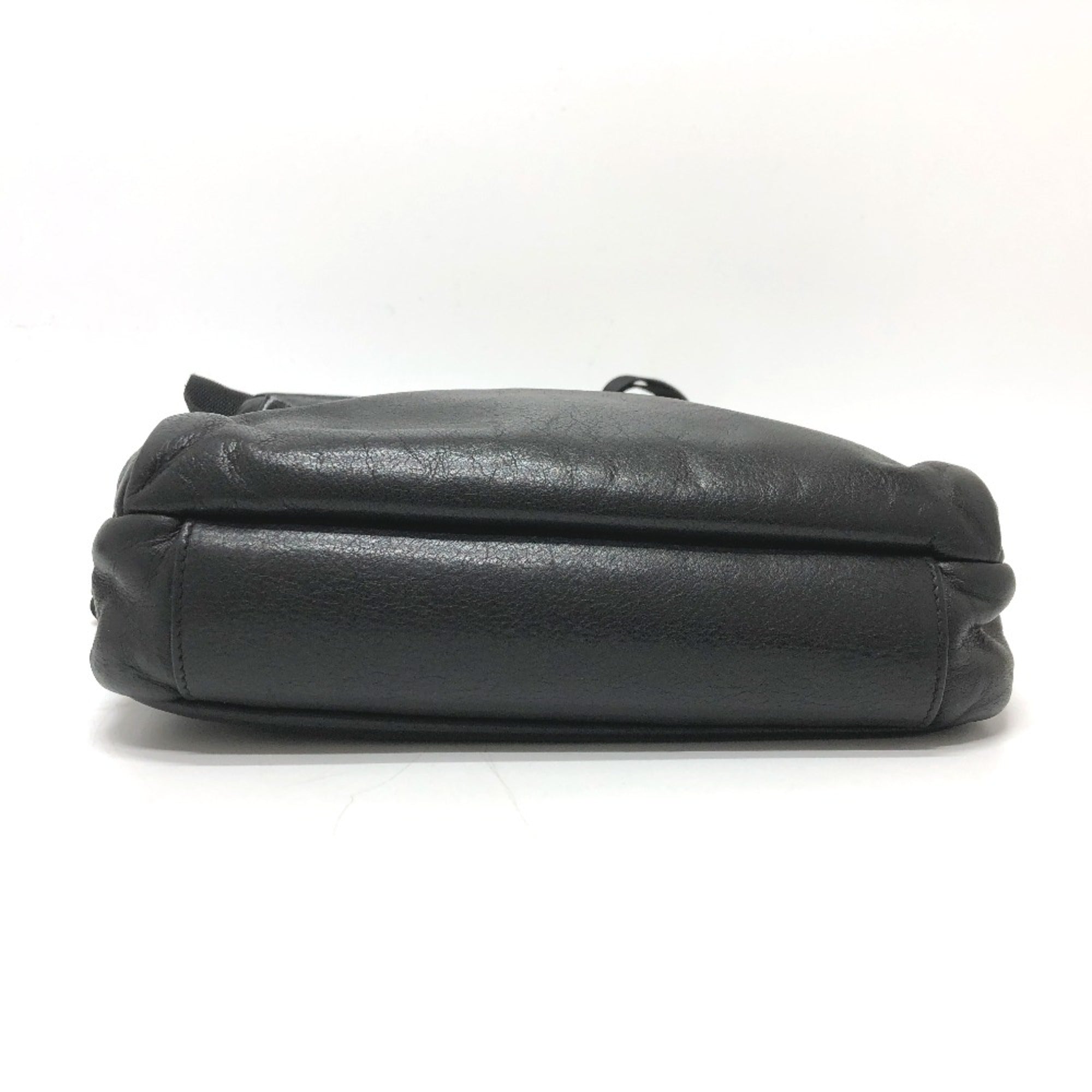 Prada Black Leather Shoulder Bag (Pre-Owned)