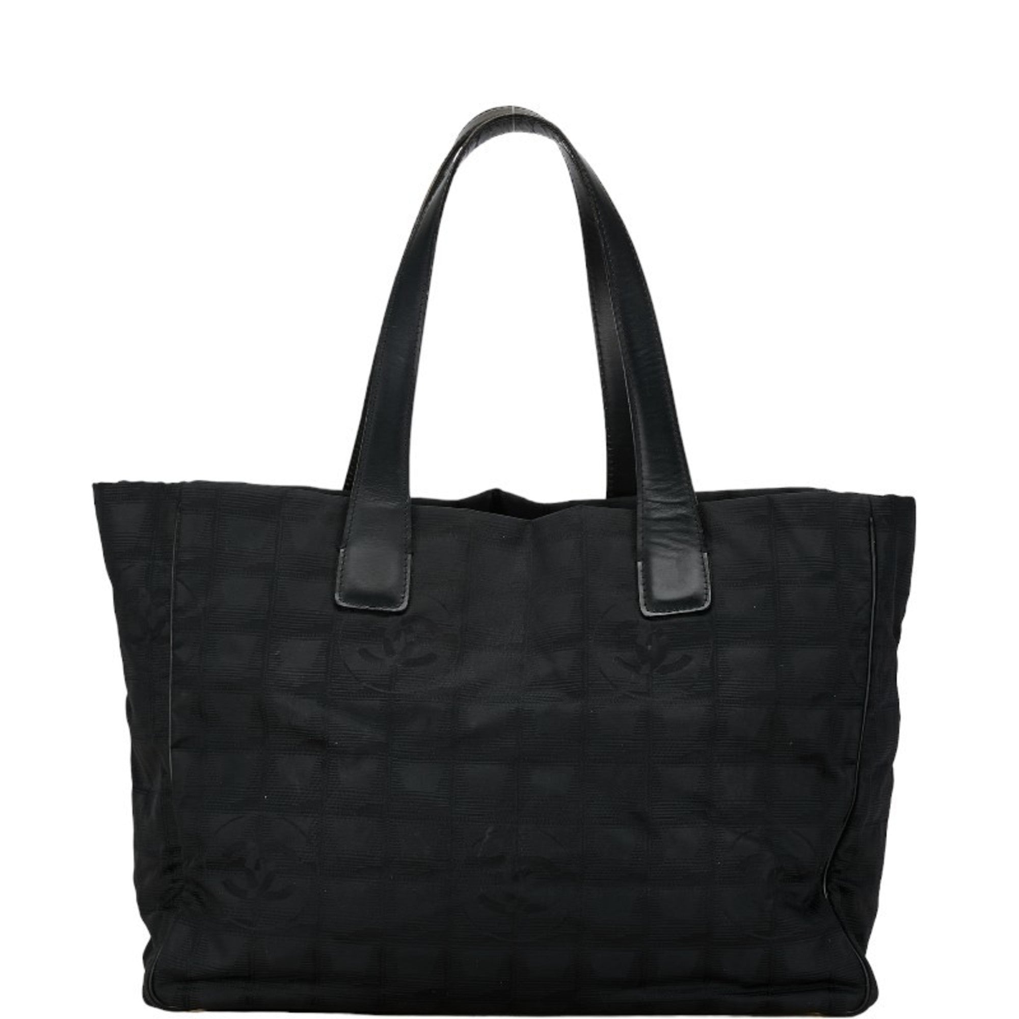 Chanel New Travel Line Black New Travel Line Pochette Pouch Tote Bag (Pre-Owned)