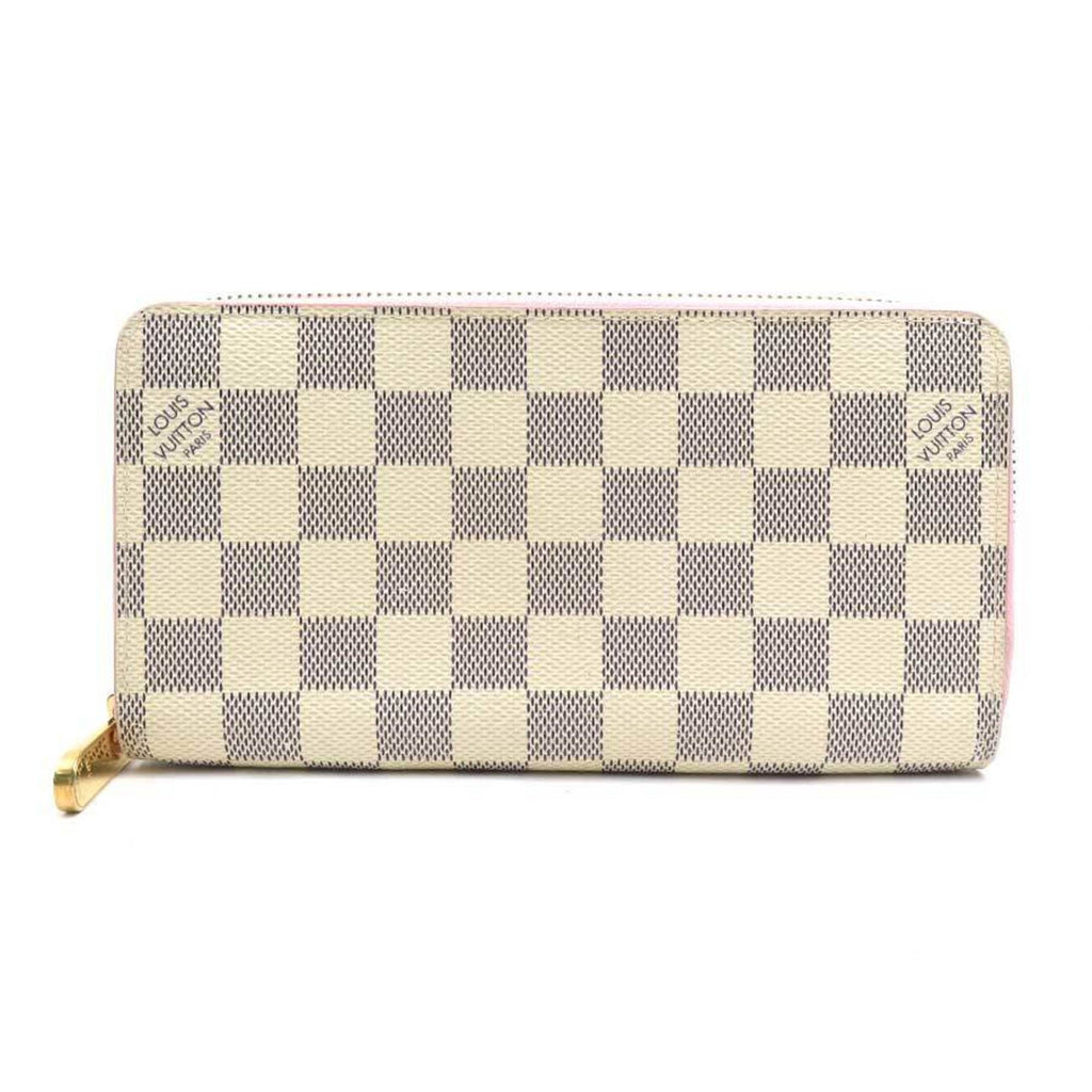 Louis Vuitton Azur Pink Damier Azur Long Wallet (Bi-Fold) (Pre-Owned)