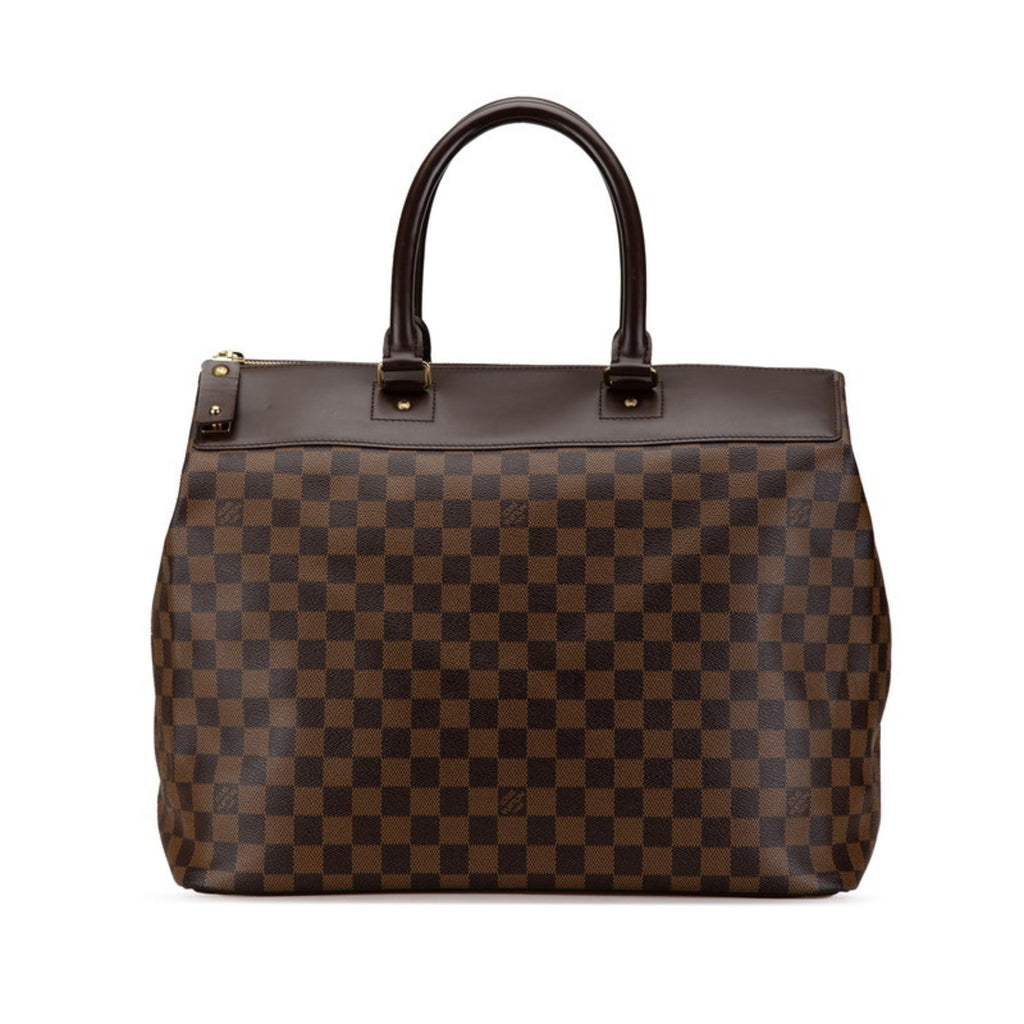 Louis Vuitton Brown Pvc Leather Boston Bag (Pre-Owned)