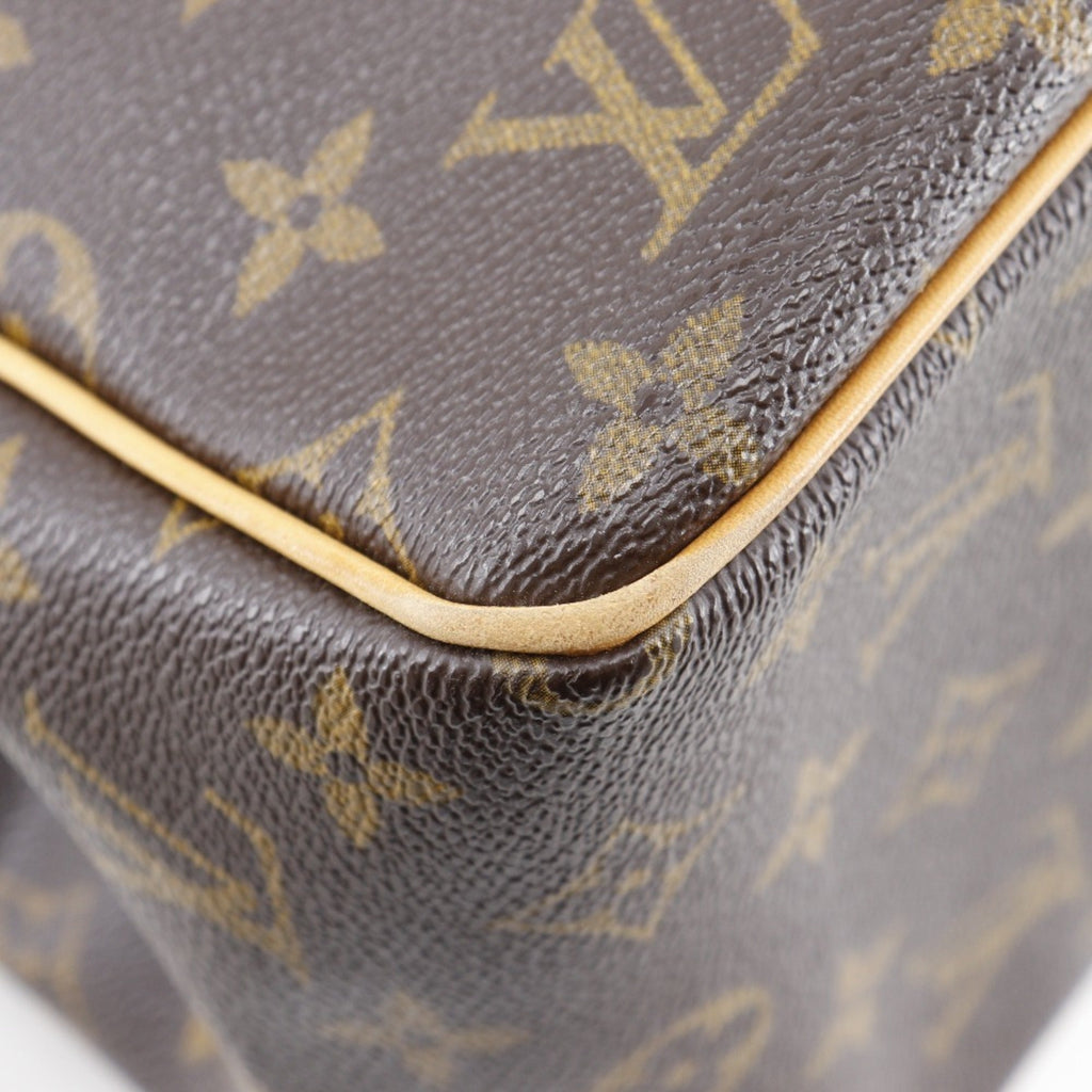 Louis Vuitton Brown Monogram Canvas Handbag (Pre-Owned)