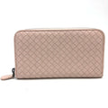 Bottega Veneta Pink Intrecciato Long Wallet (Bi-Fold) (Pre-Owned)