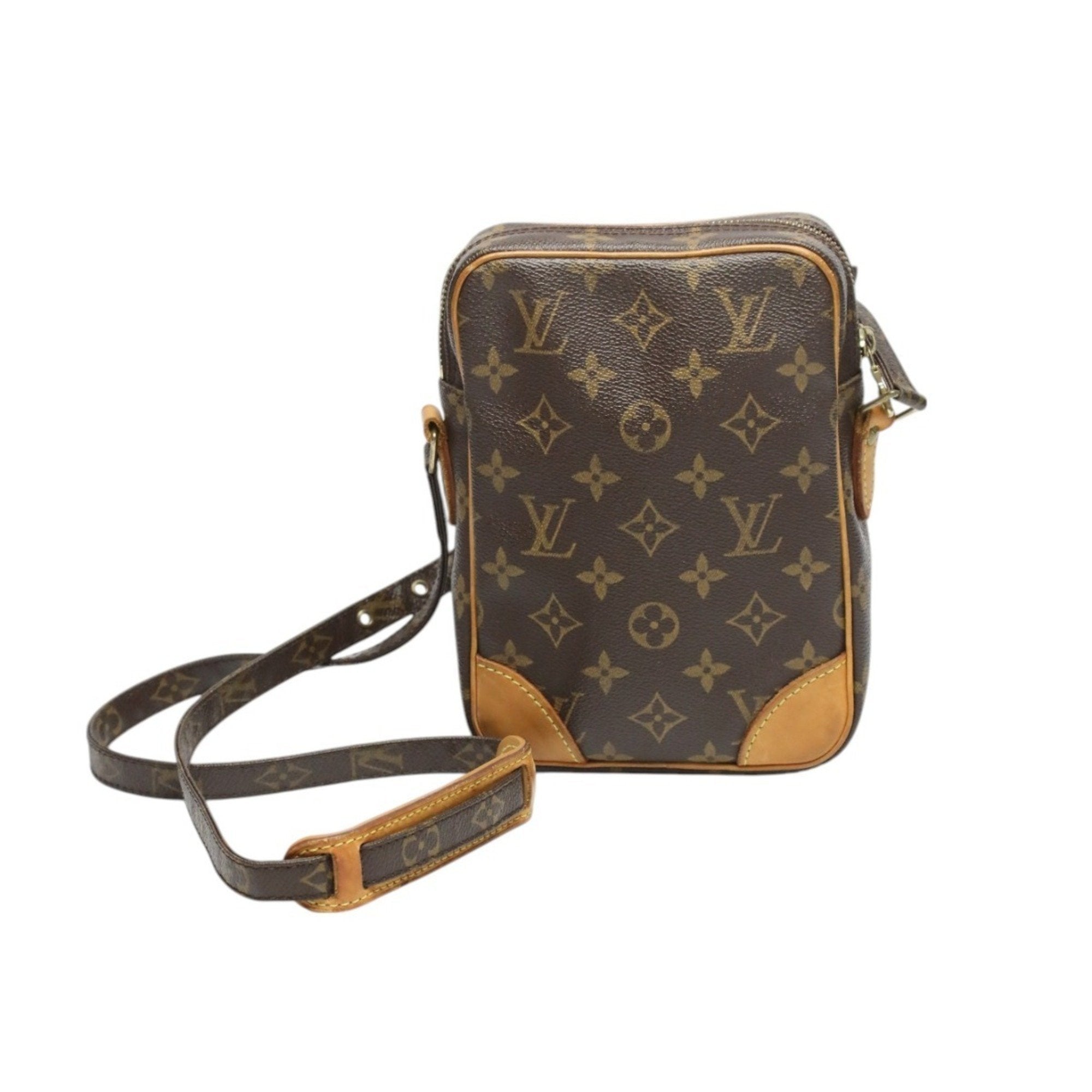 Louis Vuitton Brown Monogram Canvas Shoulder Bag (Pre-Owned)