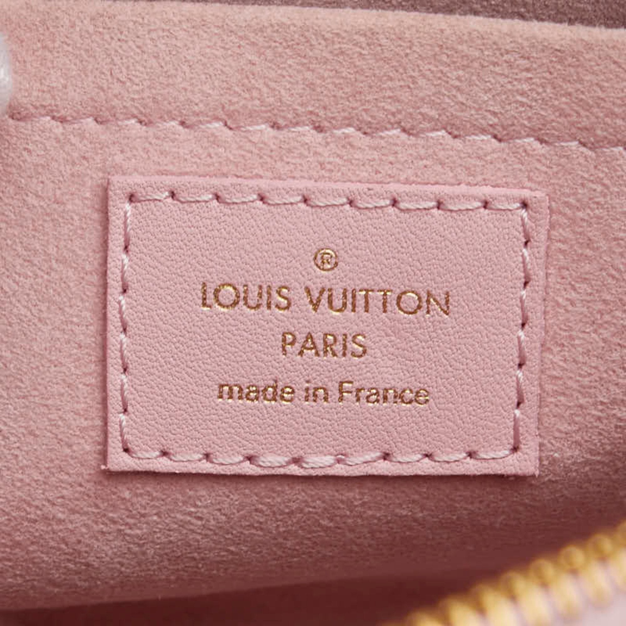 Louis Vuitton Pink Leather Shoulder Bag (Pre-Owned)