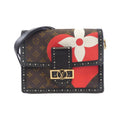 Louis Vuitton Monogram Marron Coated Canvas Shoulder Bag (Pre-Owned)