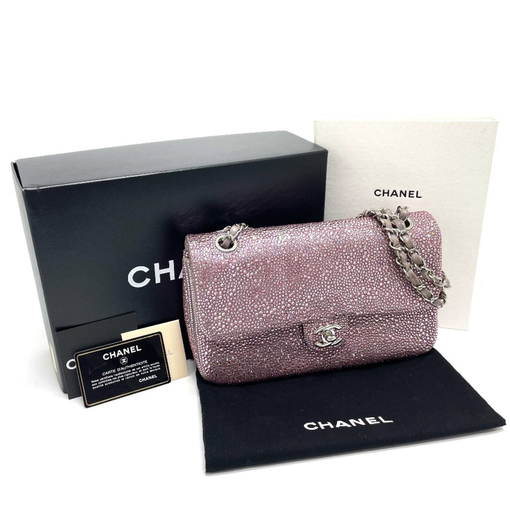Chanel Pink Suede Shoulder Bag (Pre-Owned)