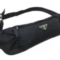 Prada Black Nylon Fanny Pack Sling Bag (Pre-Owned)