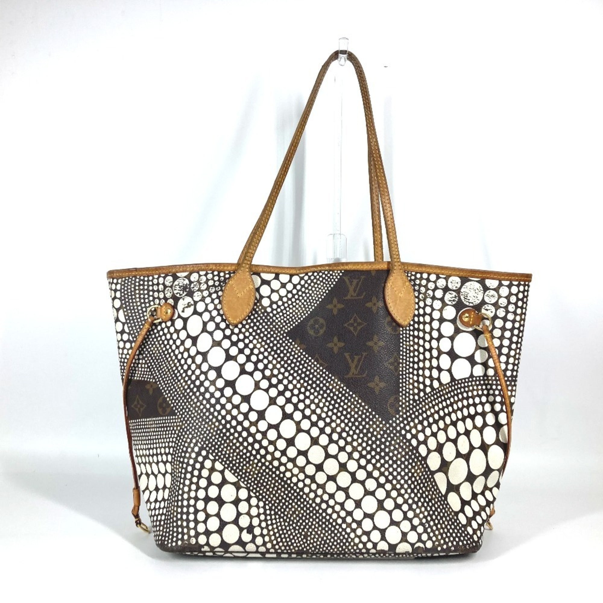 Louis Vuitton Brown Monogram White Monogram Shoulder Bag Tote Bag (Pre-Owned)