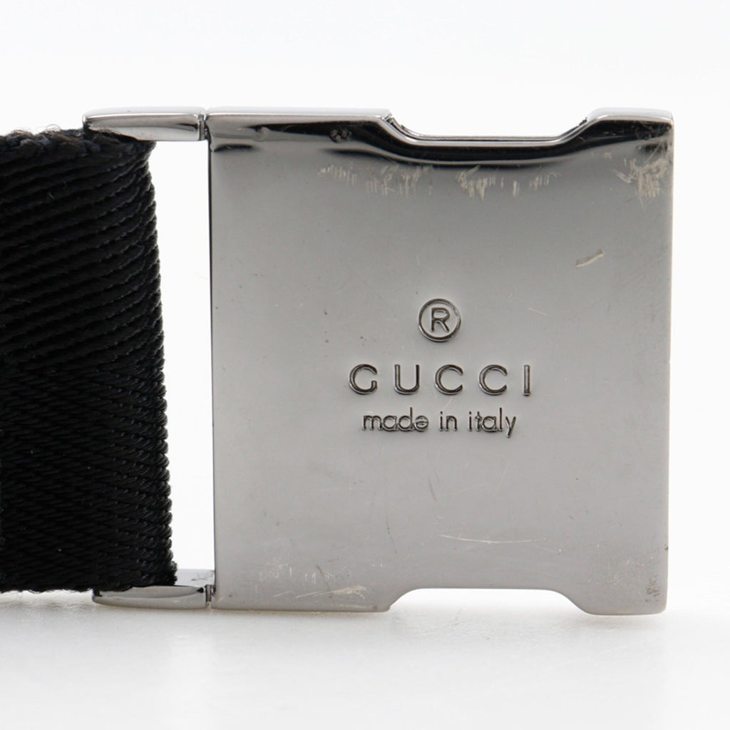 Gucci Gg Canvas Black Gg Canvas Sling Bag (Pre-Owned)