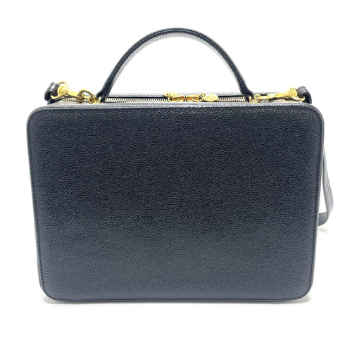 Chanel Black Leather Handbag (Pre-Owned)