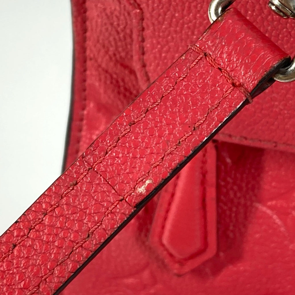 Louis Vuitton Monogram Empreinte Red Color Monogram Empreinte Handbag Shoulder Bag (Pre-Owned)