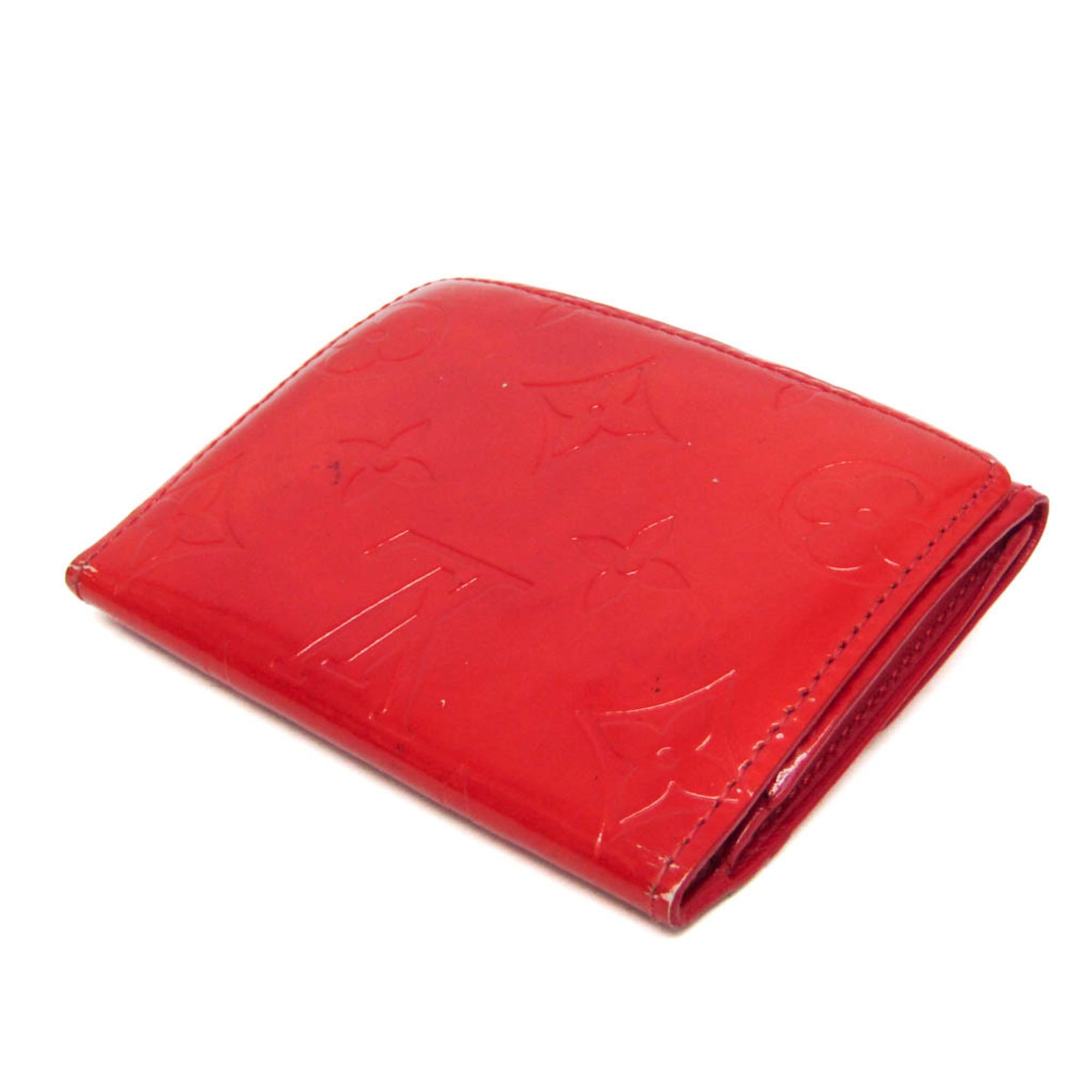 Louis Vuitton Ludlow Wallet Vernis Red Patent_Leather Wallets Accessory (Pre-Owned)