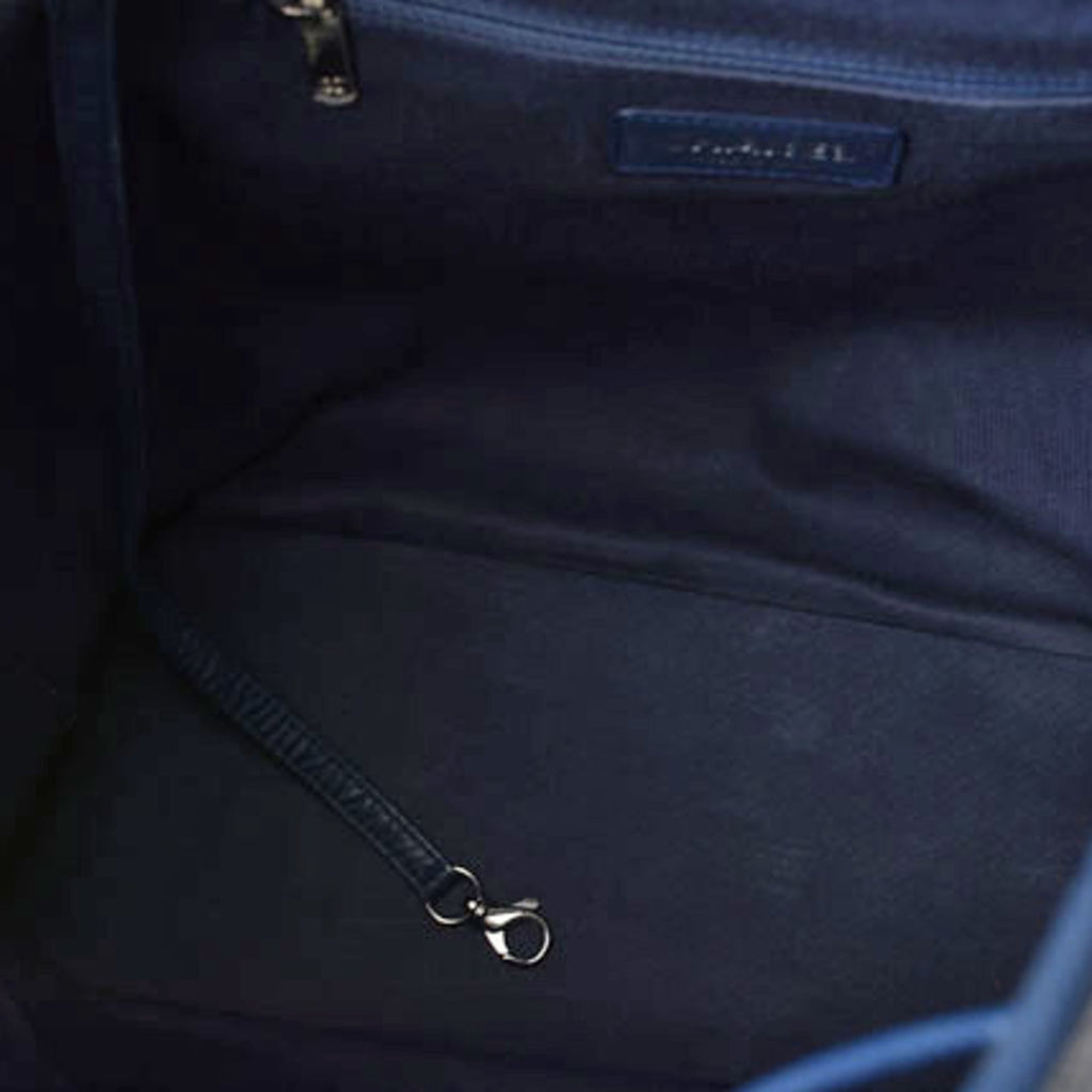 Chanel Cotton Canvas Denim Backpack (Pre-Owned)