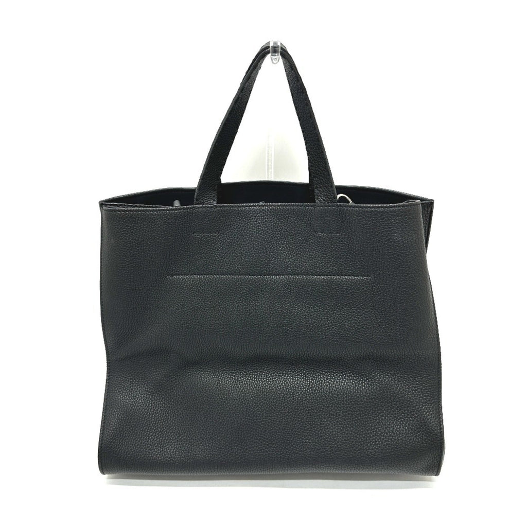 Fendi Selleria Black Leather Tote Bag (Pre-Owned)