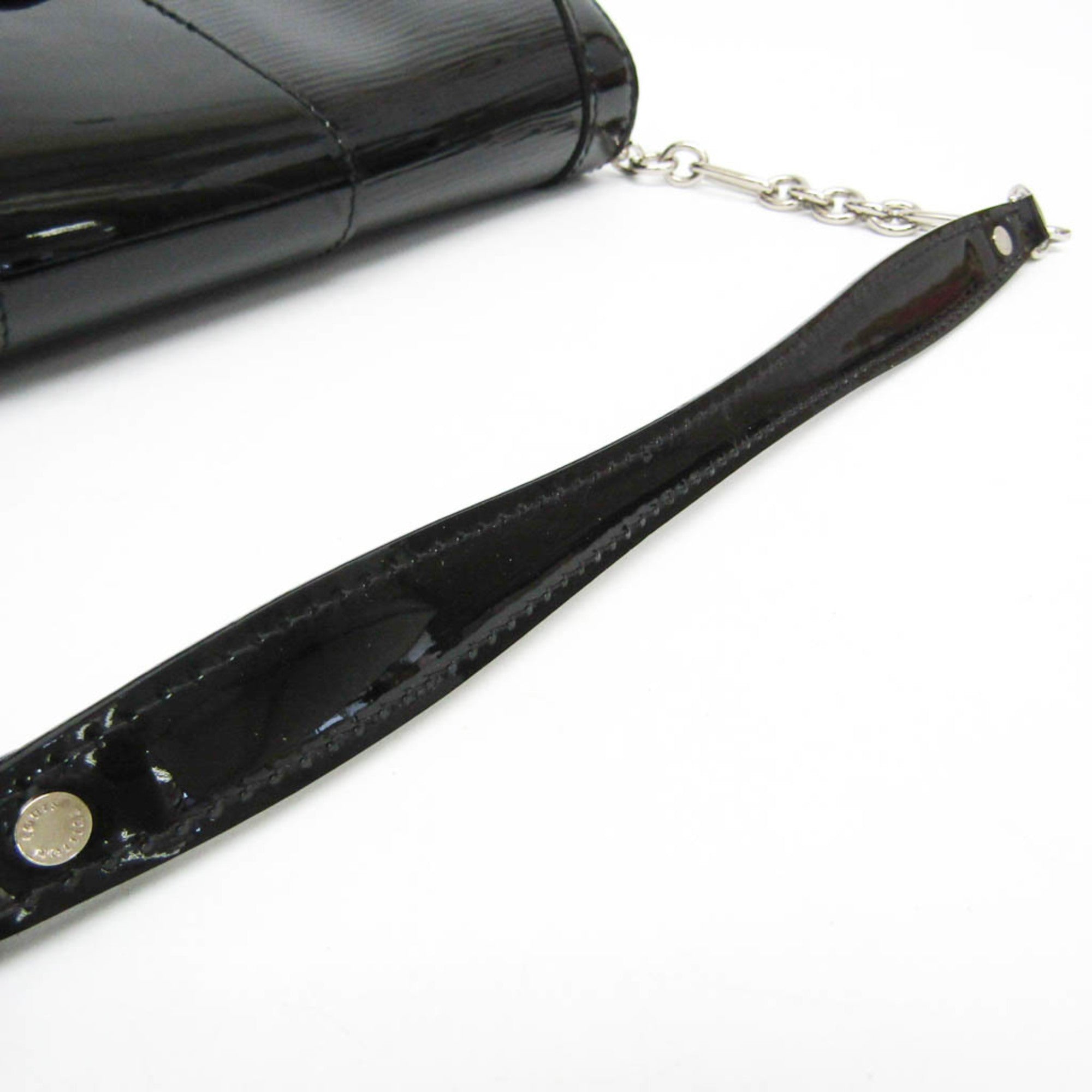 Louis Vuitton Epi Electric Noir Patent Leather Shoulder Bag (Pre-Owned)