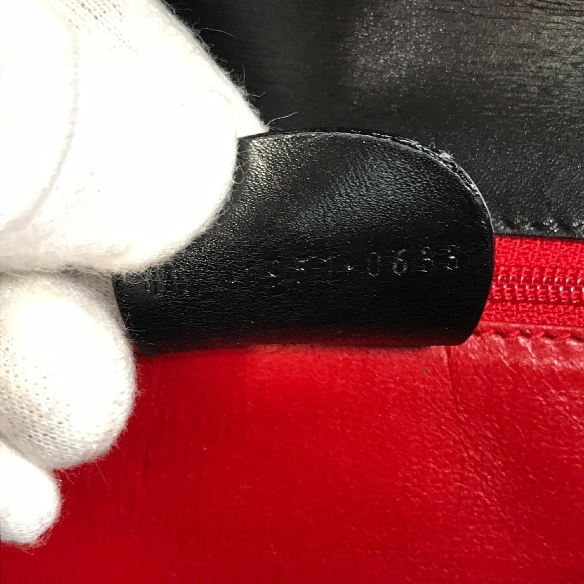 Gucci Black Leather Bamboo Handbag (Pre-Owned)