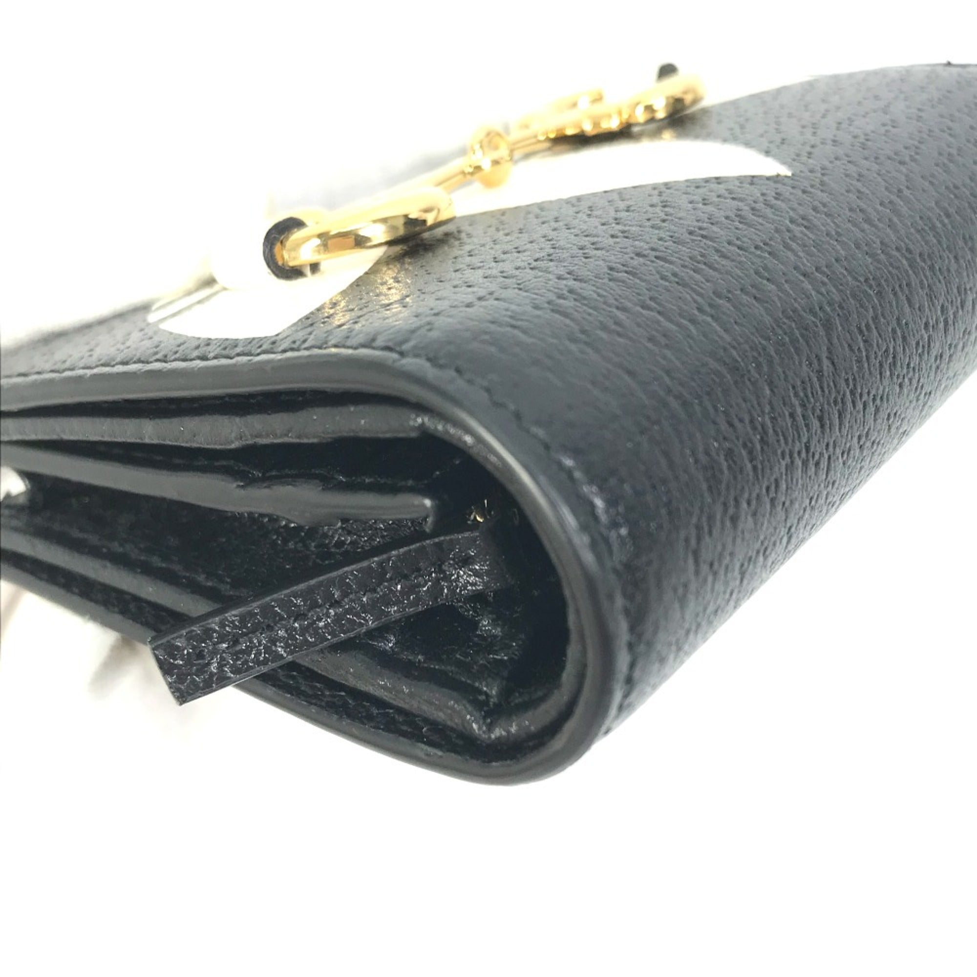 Gucci Black Leather Wallet (Bi-Fold) (Pre-Owned)