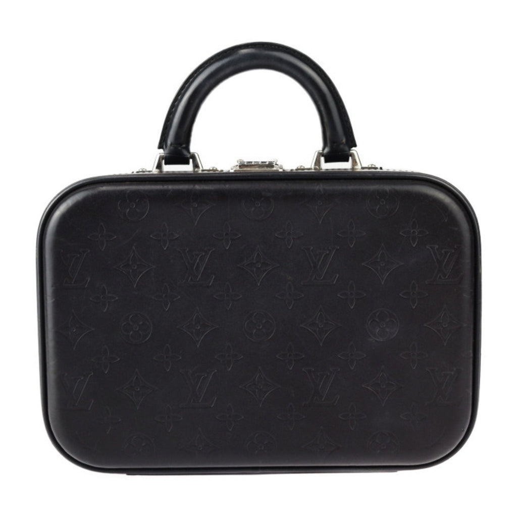 Louis Vuitton Black Leather Handbag (Pre-Owned)