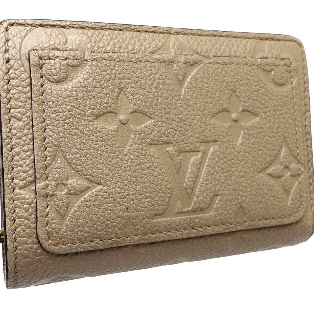 Louis Vuitton Tourterelle Leather Wallet (Bi-Fold) (Pre-Owned)