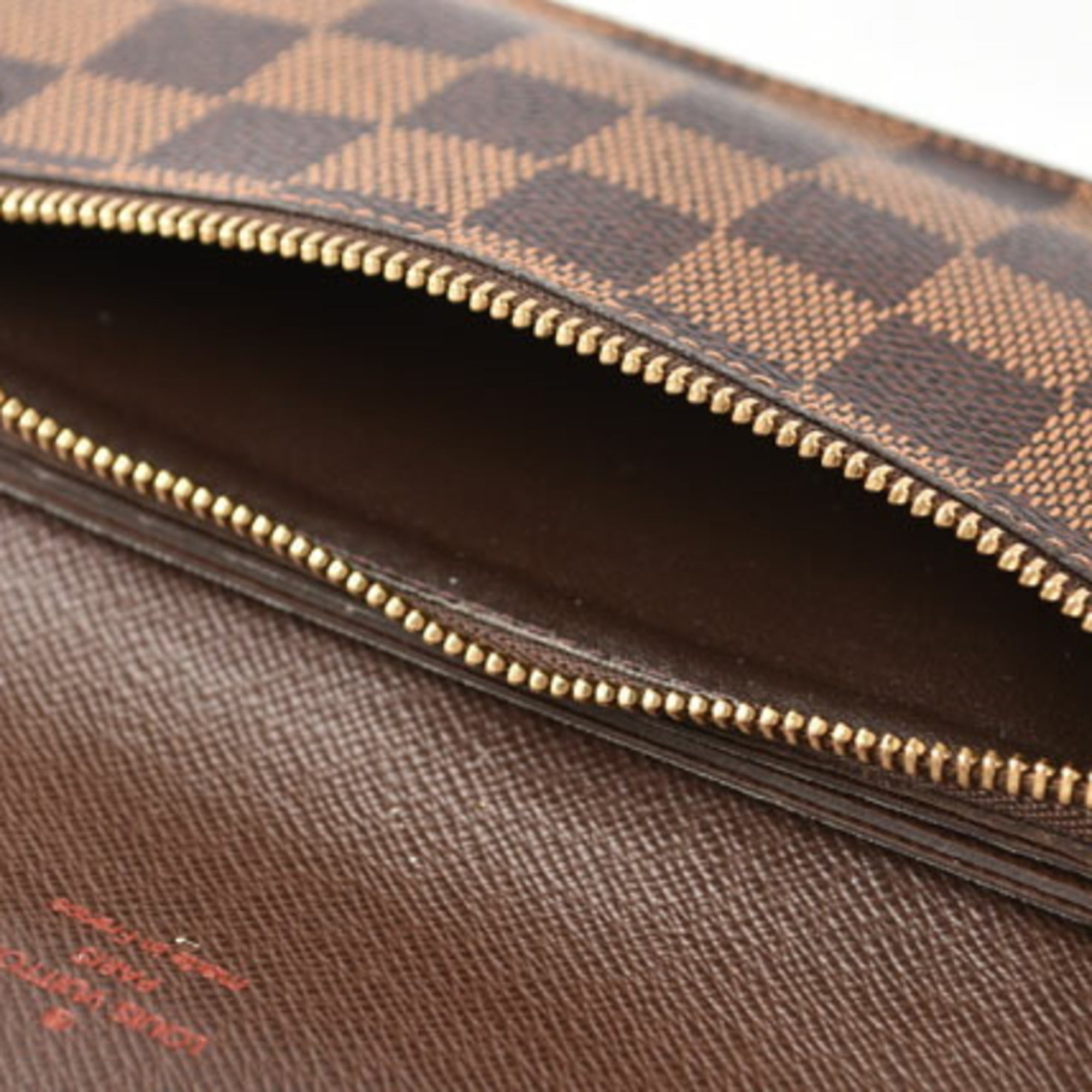 Louis Vuitton Damier Damier Canvas Damier Canvas Chain/Shoulder Wallet (Pre-Owned)