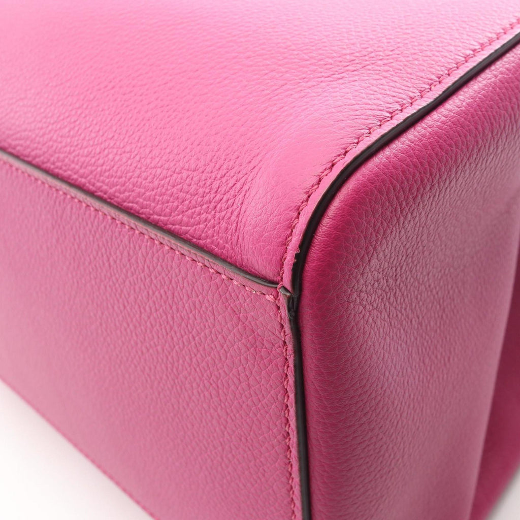 Fendi Pink Leather Tote Bag (Pre-Owned)