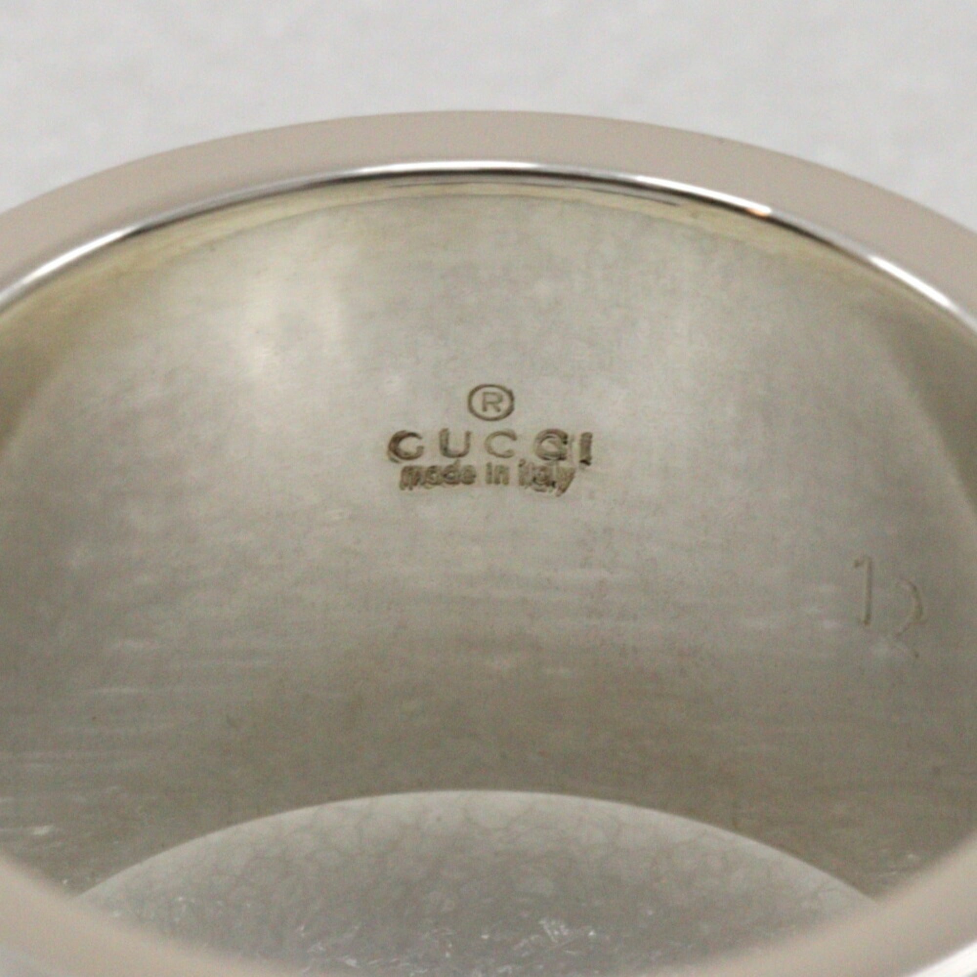 Gucci Silver 925 Band Ring (Pre-Owned)