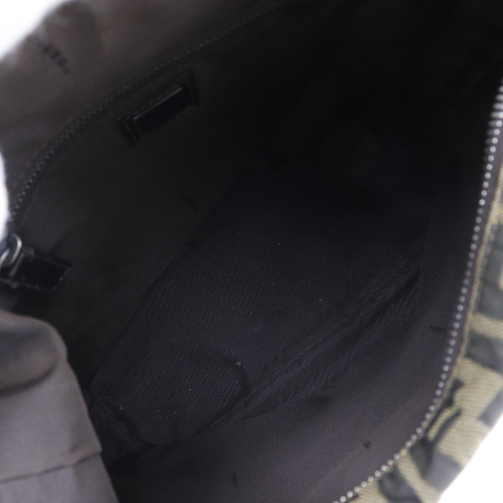 Fendi Brown Nylon Shoulder Bag (Pre-Owned)