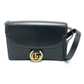 Gucci Black Leather Shoulder Bag (Pre-Owned)