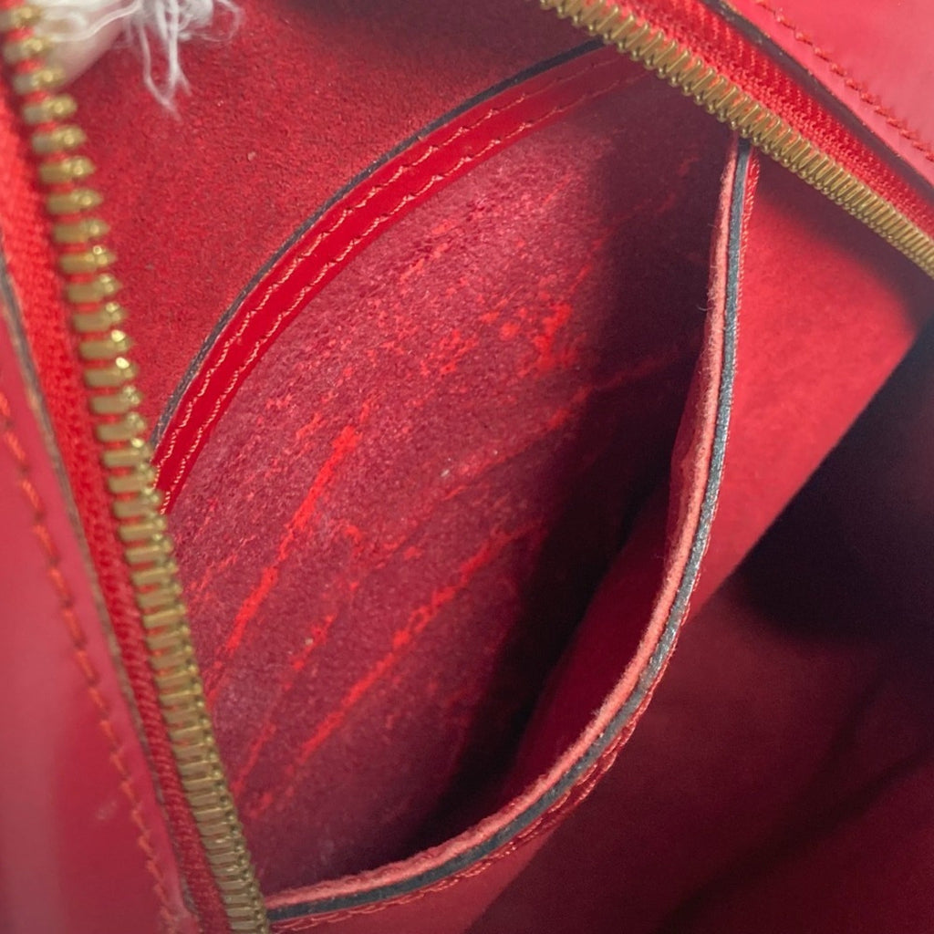 Louis Vuitton Red Color Epi Leather Backpack (Pre-Owned)