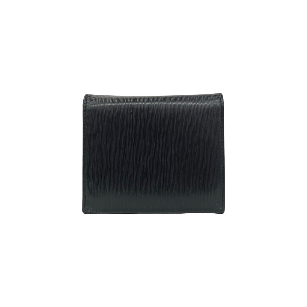 Prada Black Leather Wallet (Tri-Fold) (Pre-Owned)