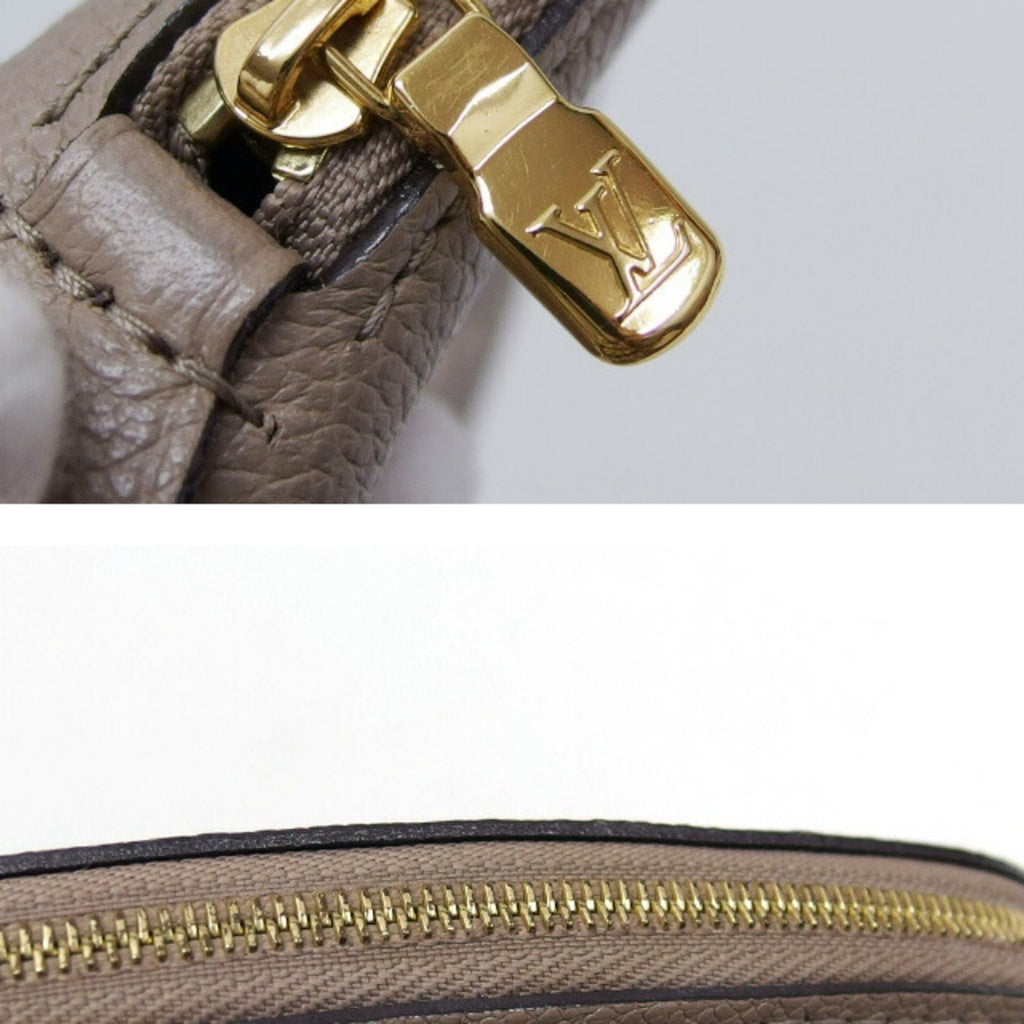 Louis Vuitton Monogram Empreinte Beige Grayish Tourterelle Monogram Empreinte Pochette (Pre-Owned)