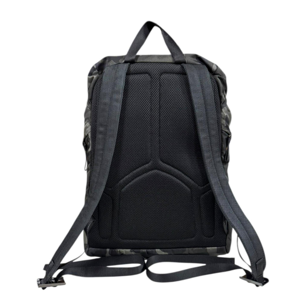 Prada Black Green Nylon Backpack (Pre-Owned)