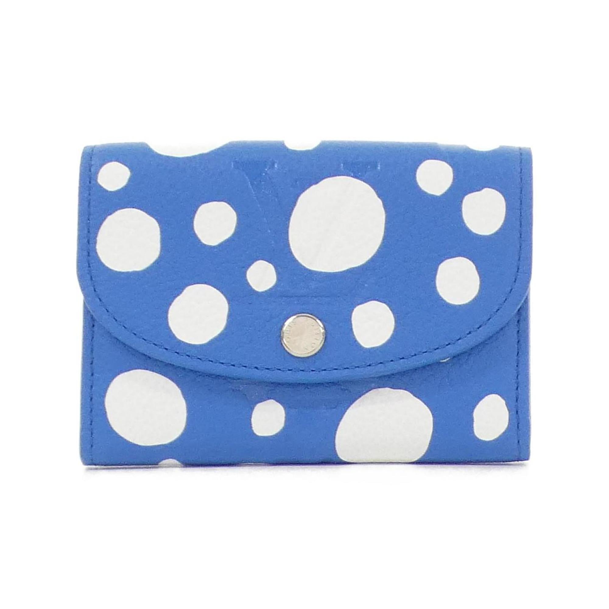 Louis Vuitton Monogram Empreinte Blanc Blue Leather Coin Purse/Coin Case (Pre-Owned)