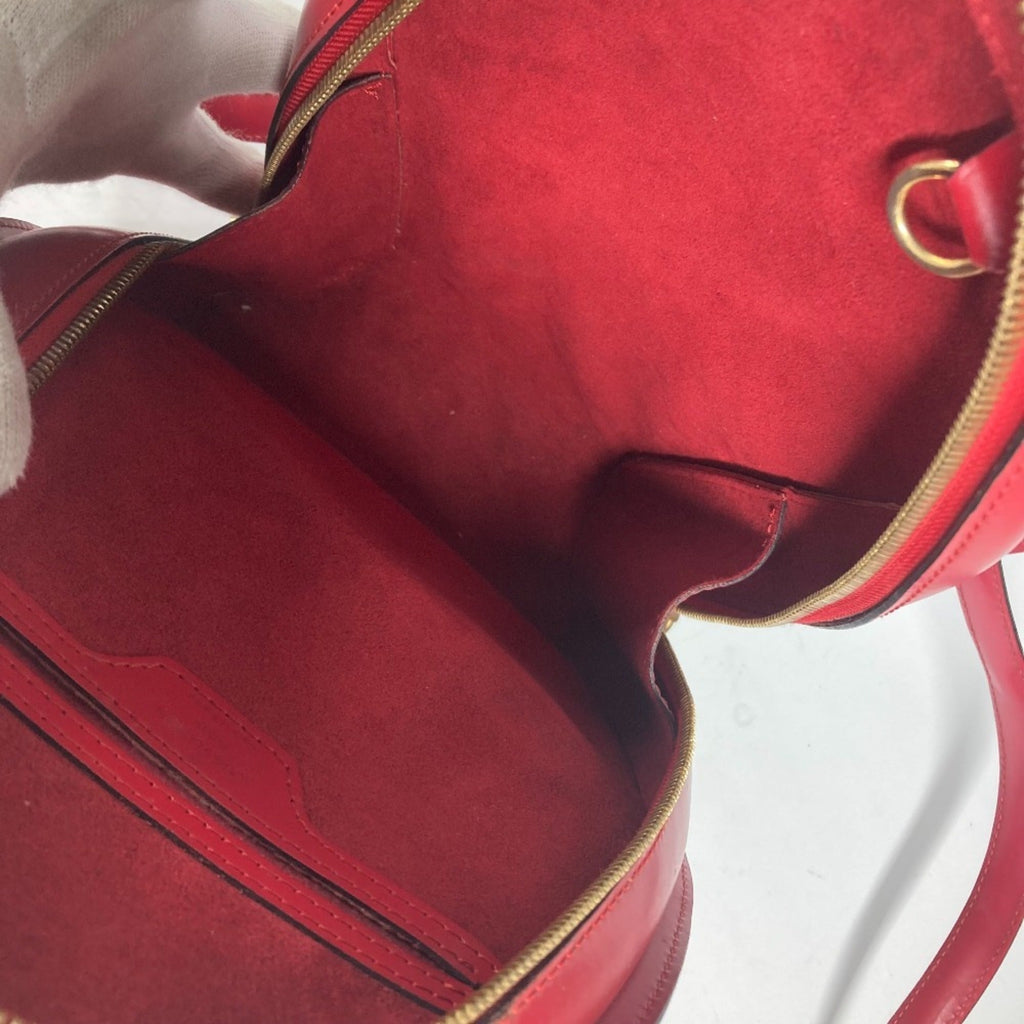 Louis Vuitton Red Color Epi Leather Backpack (Pre-Owned)