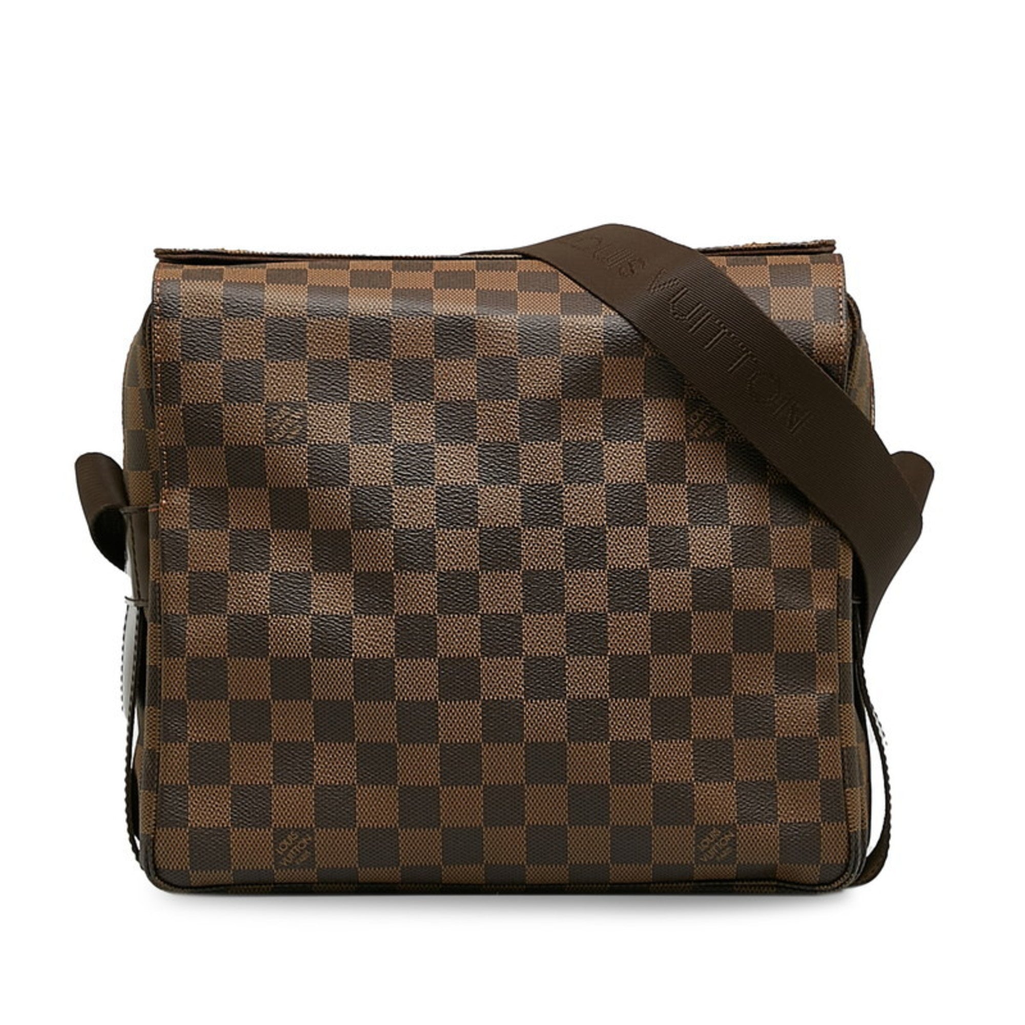 Louis Vuitton Brown Damier Canvas Pvc Leather Shoulder Bag (Pre-Owned)