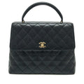 Chanel Black Leather Handbag (Pre-Owned)