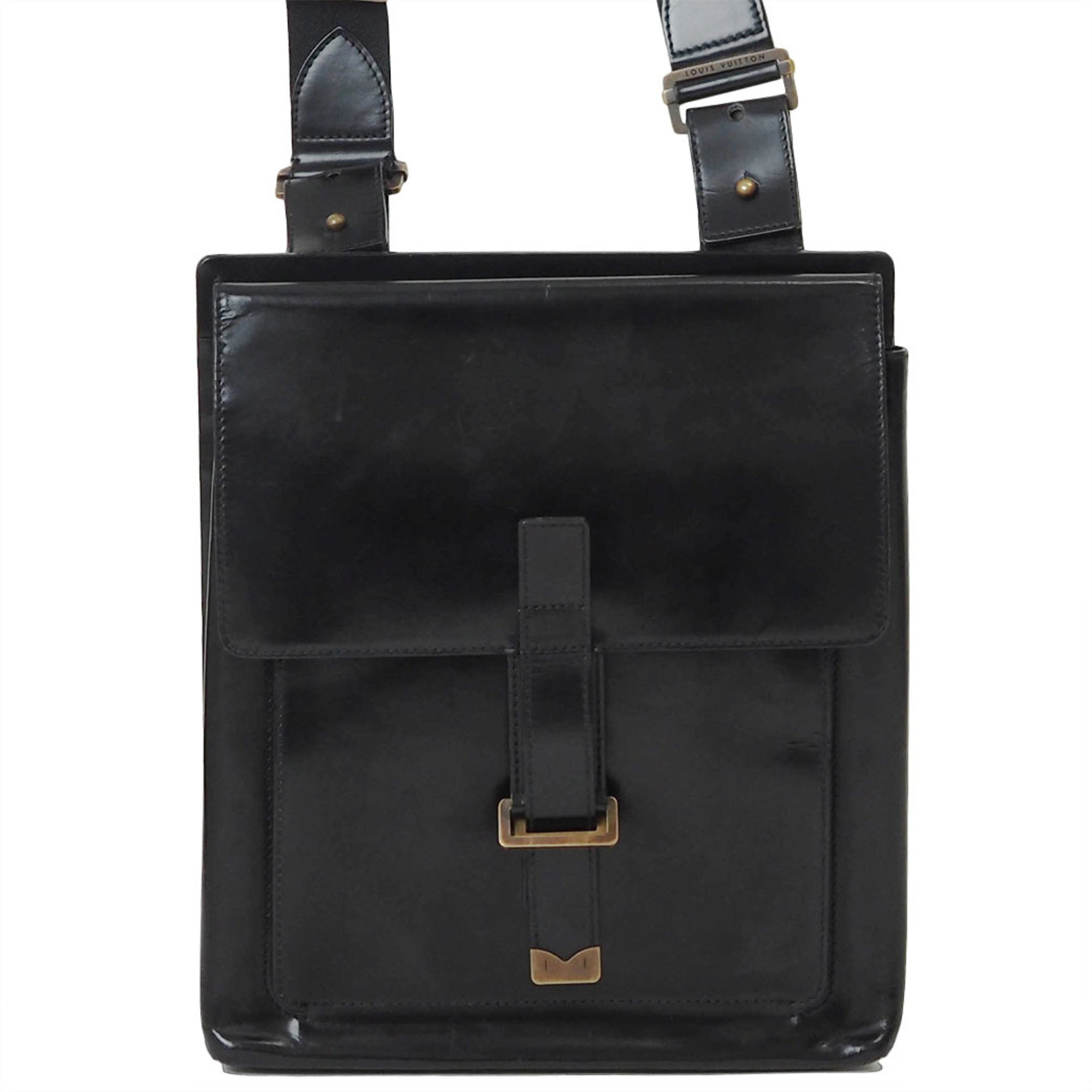 Louis Vuitton Noir Nomade Leather Shoulder Bag (Pre-Owned)