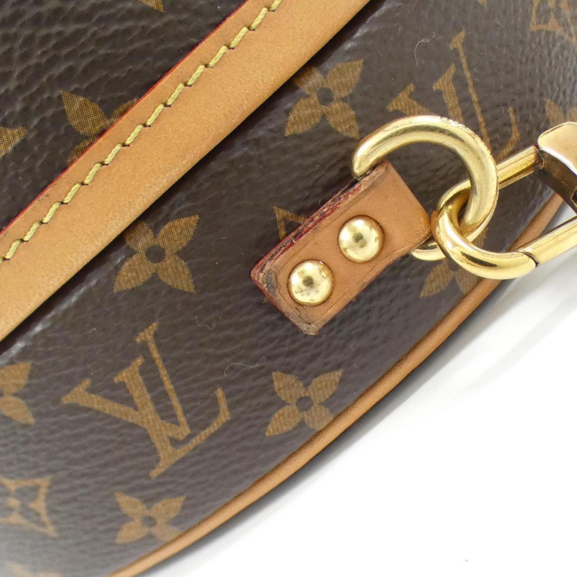 Louis Vuitton Monogram Marron Coated Canvas Handbag (Pre-Owned)