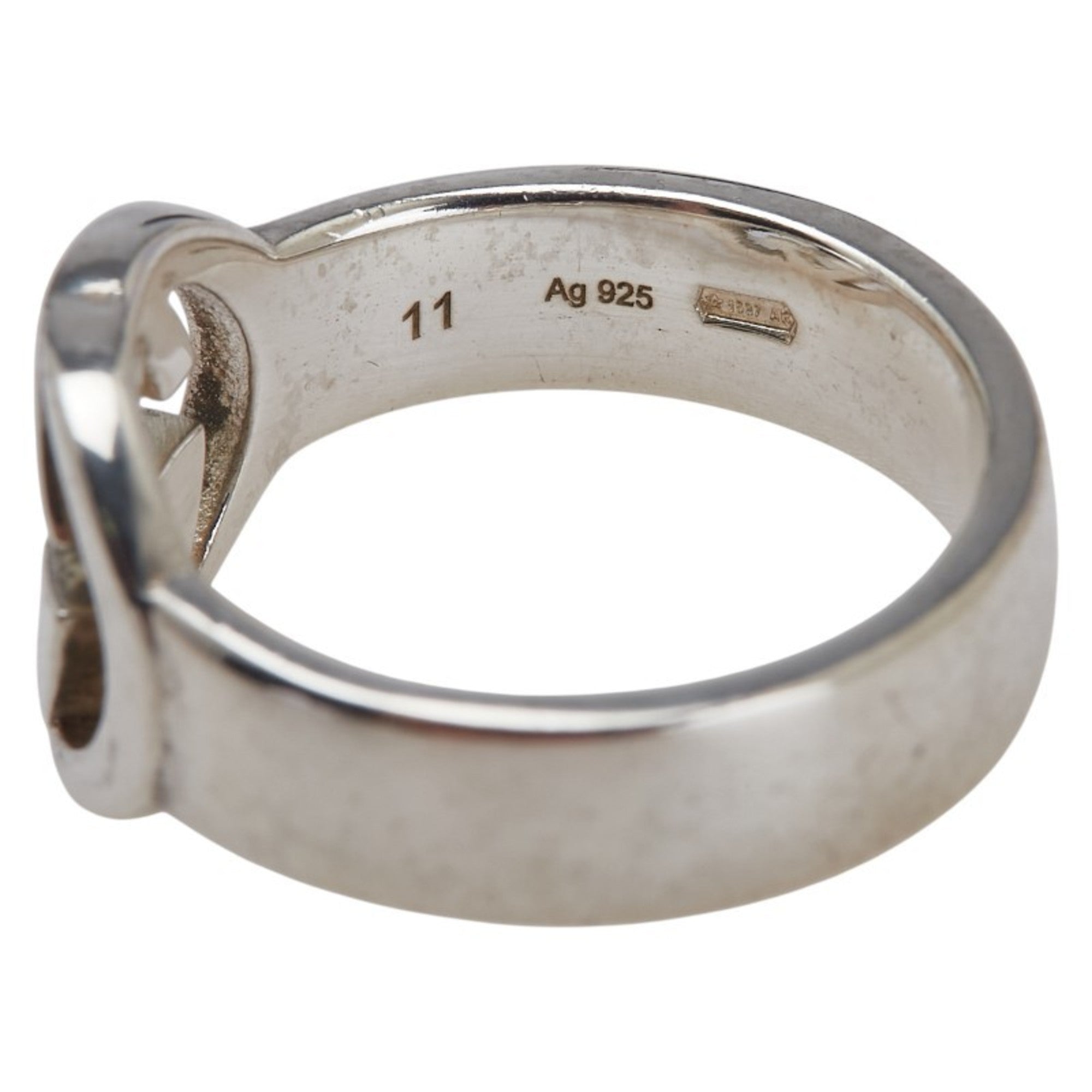 Gucci Silver Silver 925 Band Ring (Pre-Owned)