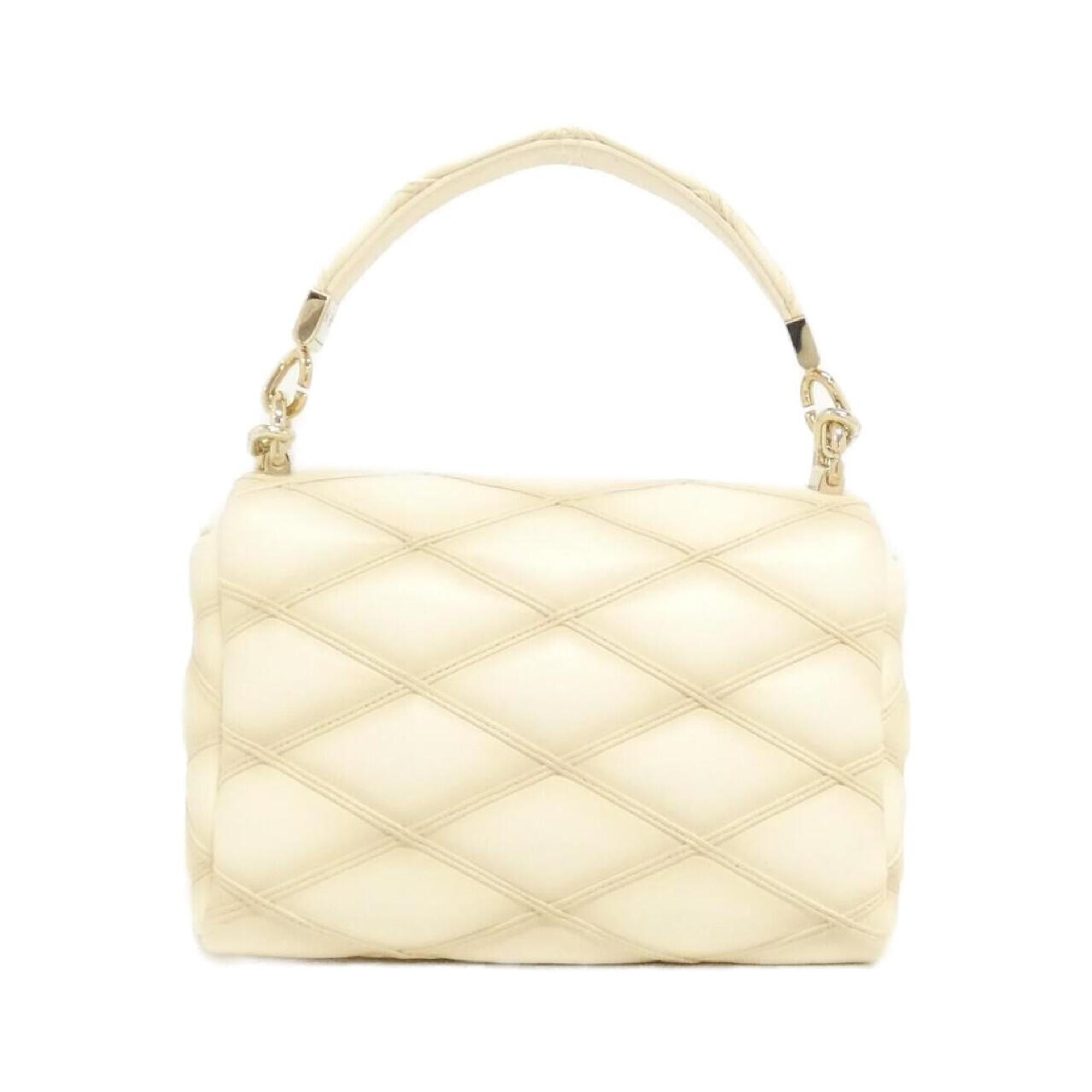 Louis Vuitton Gold Leather Handbag (Pre-Owned)