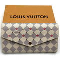 Louis Vuitton Damier Azur Beige Damier Azur Wallet (Bi-Fold) (Pre-Owned)
