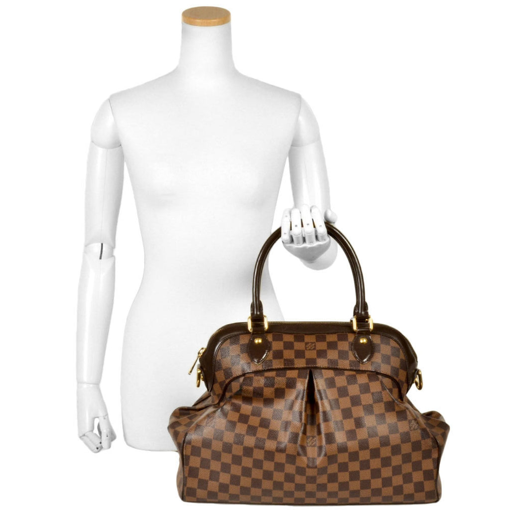 Louis Vuitton Ebene Damier Canvas Handbag (Pre-Owned)