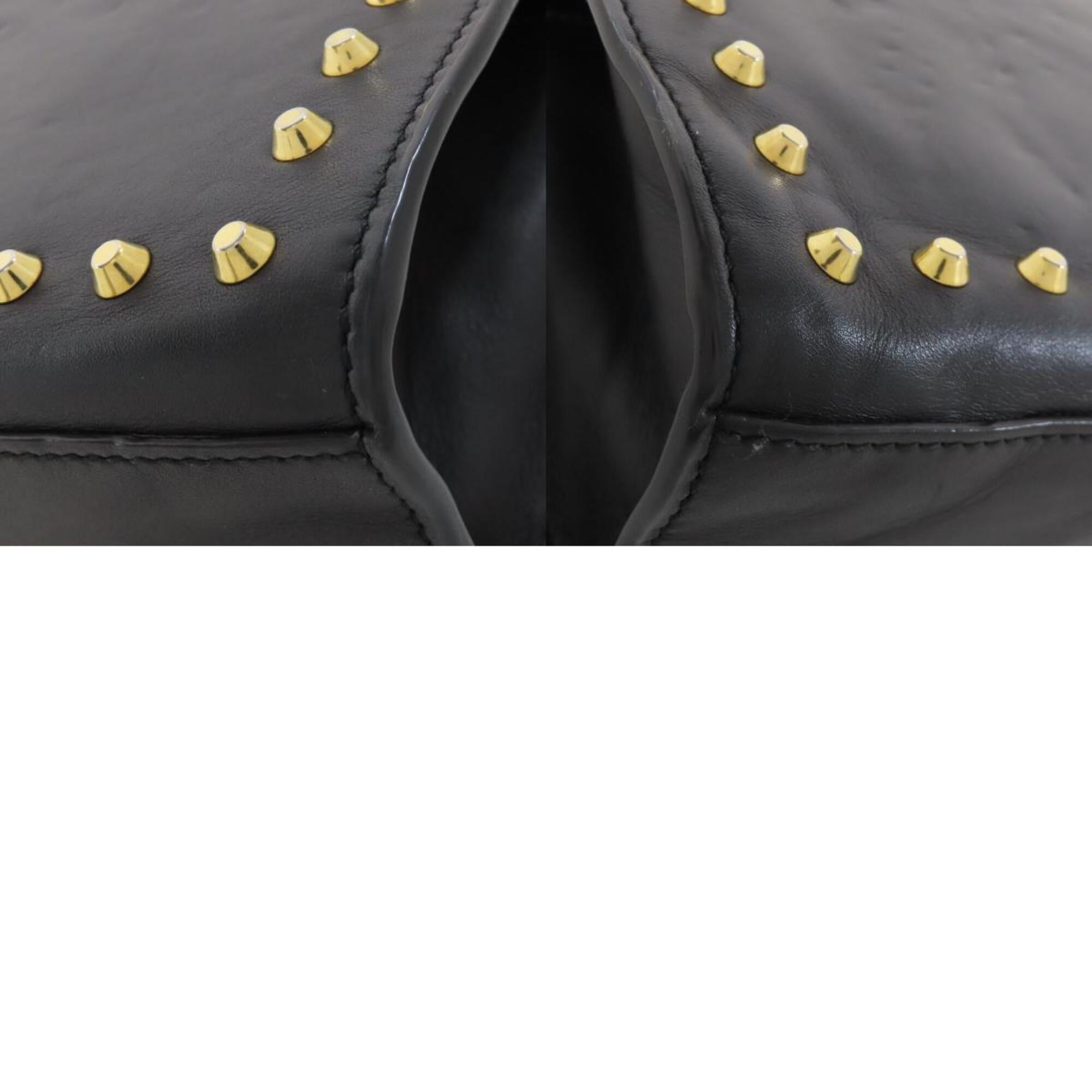 Gucci Black Leather Shoulder Bag (Pre-Owned)
