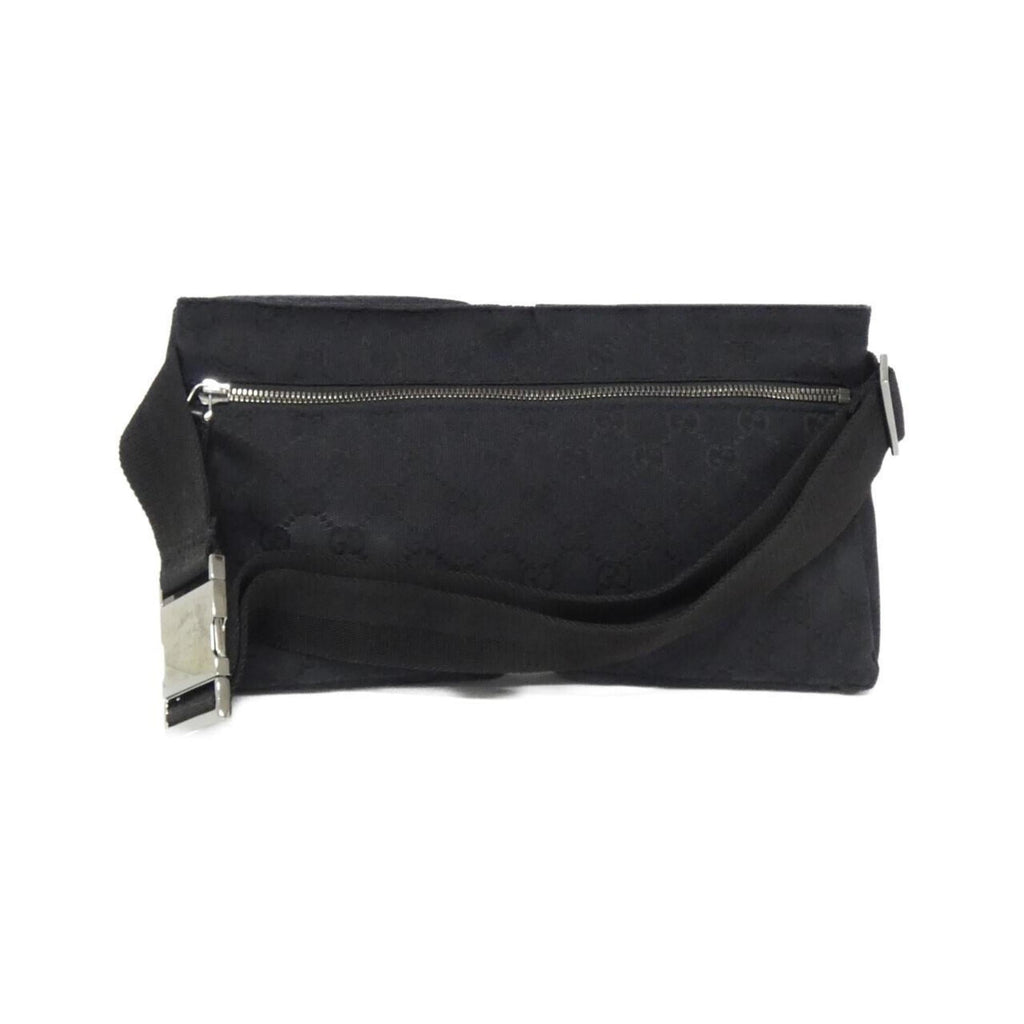 Gucci Black Gg Canvas Fanny Pack (Pre-Owned)